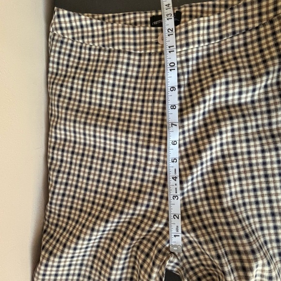 😍2/$20 NWOT Pretty Little Thing Sz 6 Plaid High Waist Slim Zip Ankle Trousers - Picture 10 of 12